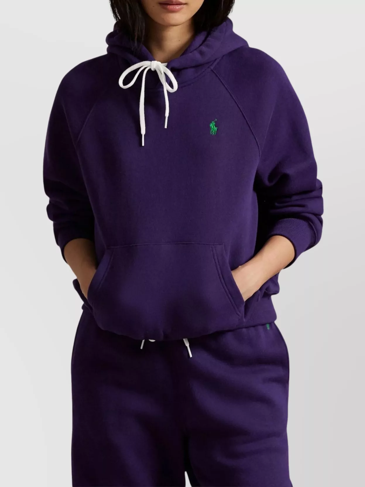 Polo Ralph Lauren Cozy Fleece Hoodie Drawstring Style