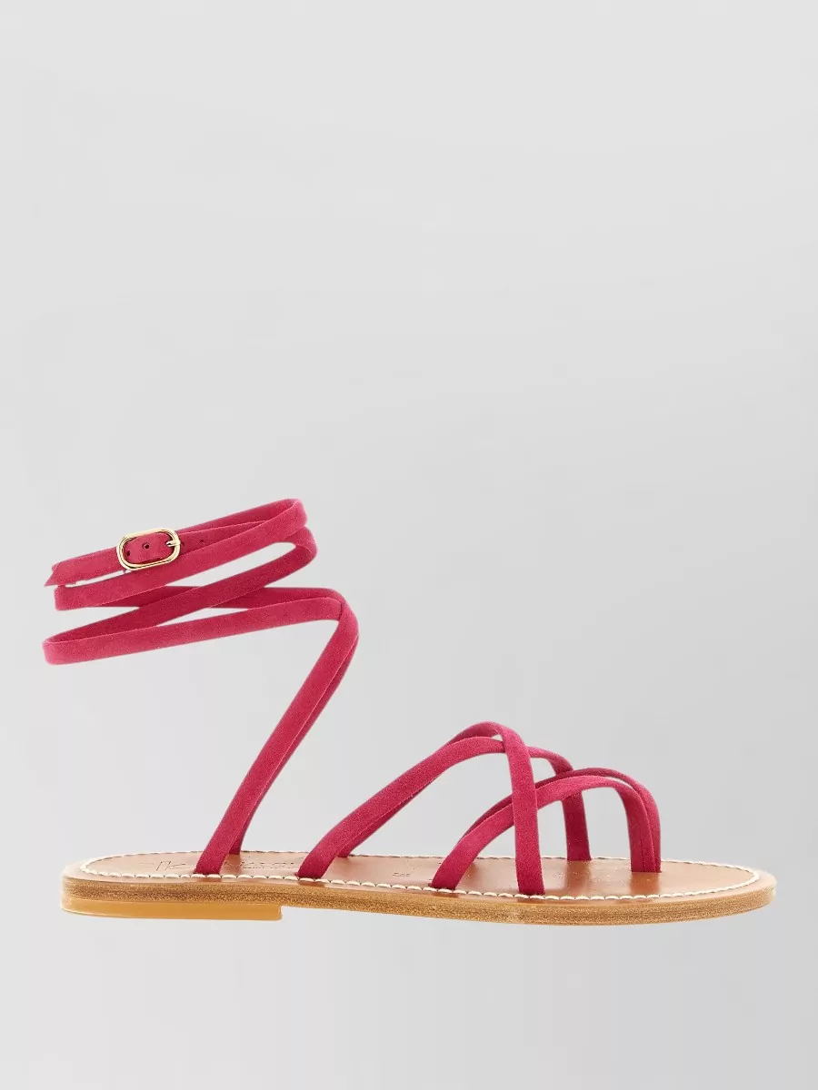 K. Jacques Leather Thong Sandals