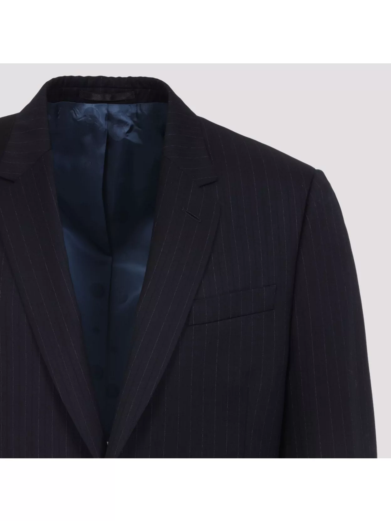 Paul Smith Tailored Two Button Suit With Flap Pockets In Blue
