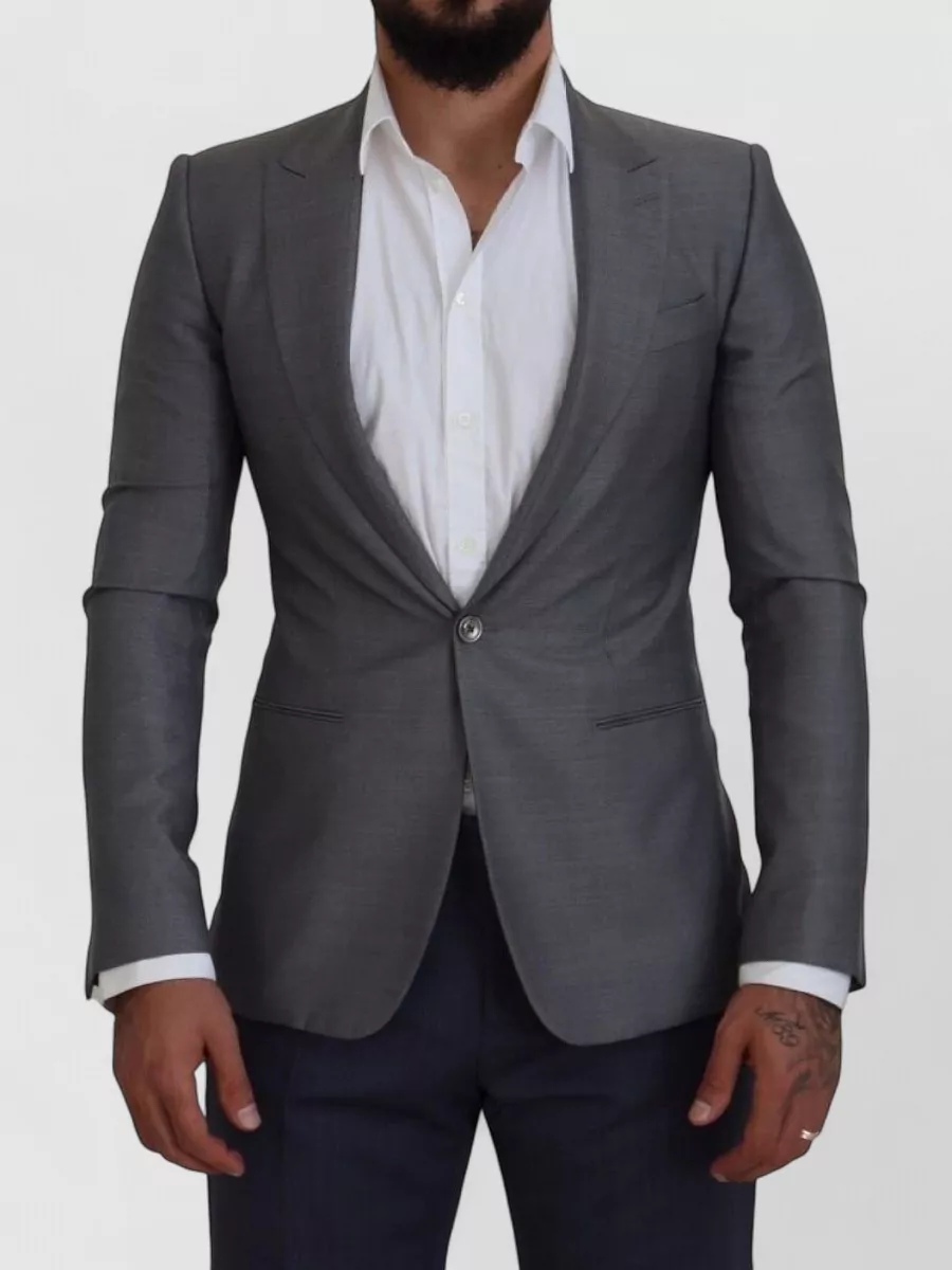 Dolce&Gabbana wool silk slim-fit blazer