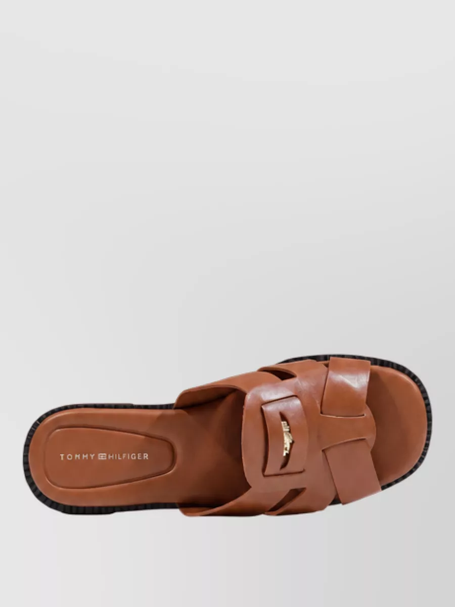 Tommy Hilfiger Leather Flat Mules