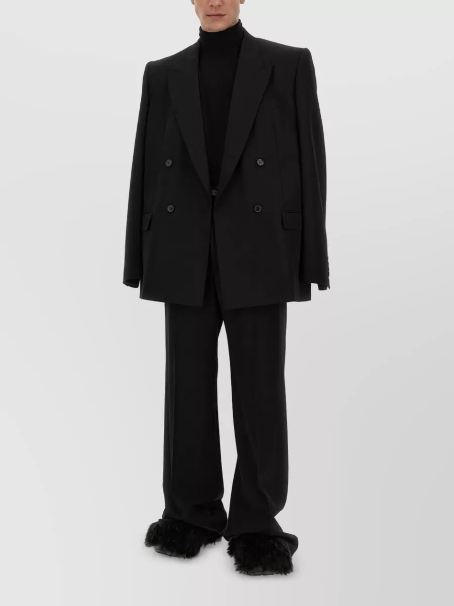 Balenciaga Wool Regular-Fit Suit Jacket