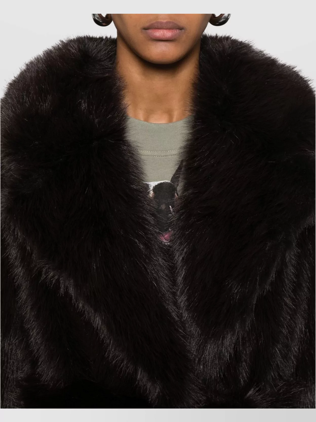 Agolde Shoreditch Ski Club Ebony Coat