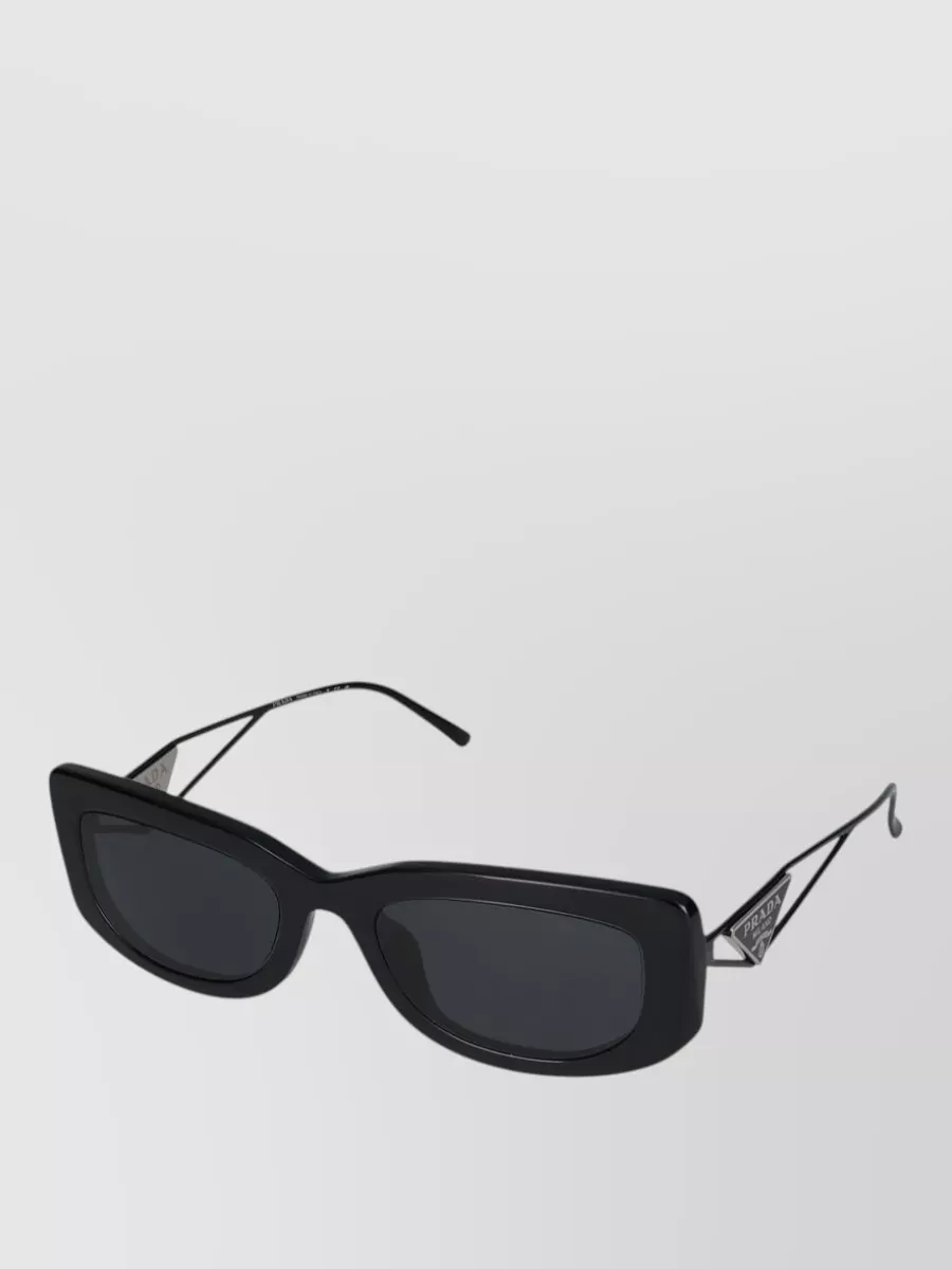Prada Sunglasses 0pr 14ys Rectangular Metal Frame