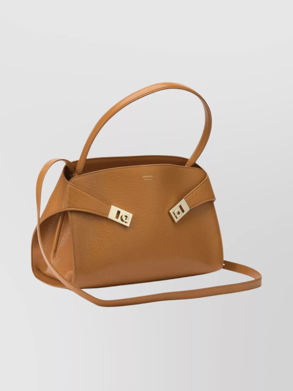 Ferragamo Shoulder Bags With Top Handle And Strap