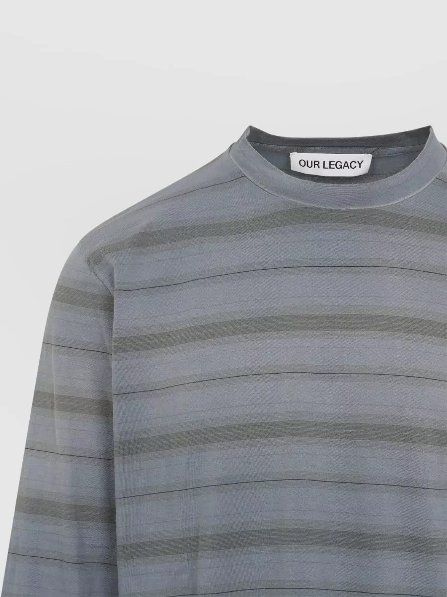 Our Legacy Striped Crew Neck Long Sleeve T-Shirt