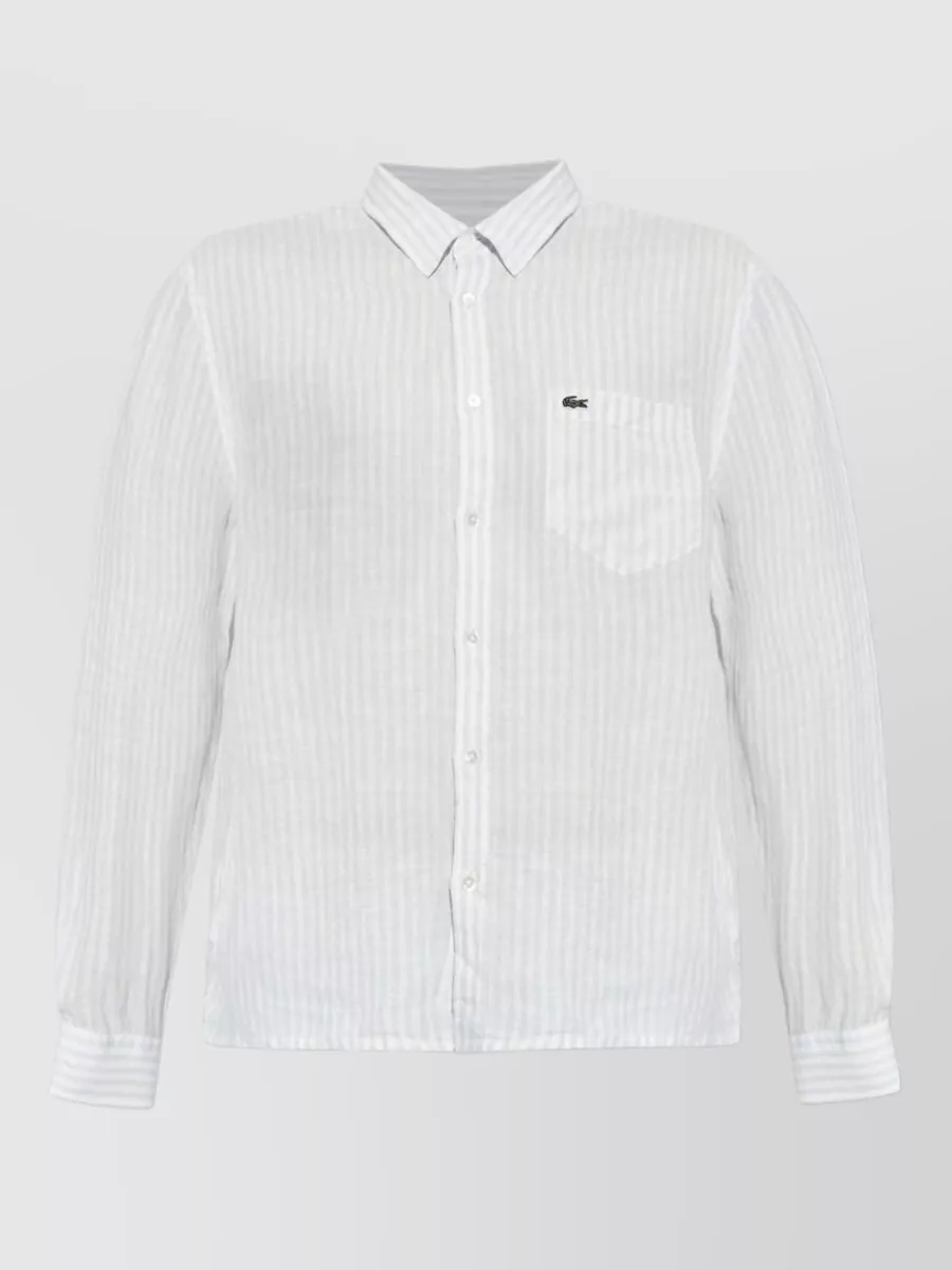 Lacoste linen shirt