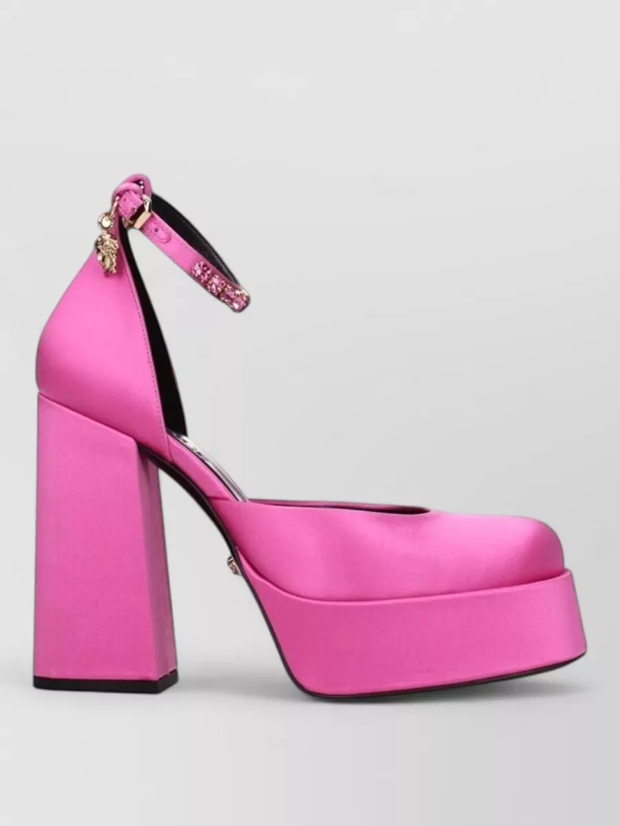 Versace Satin Platform Sandals
