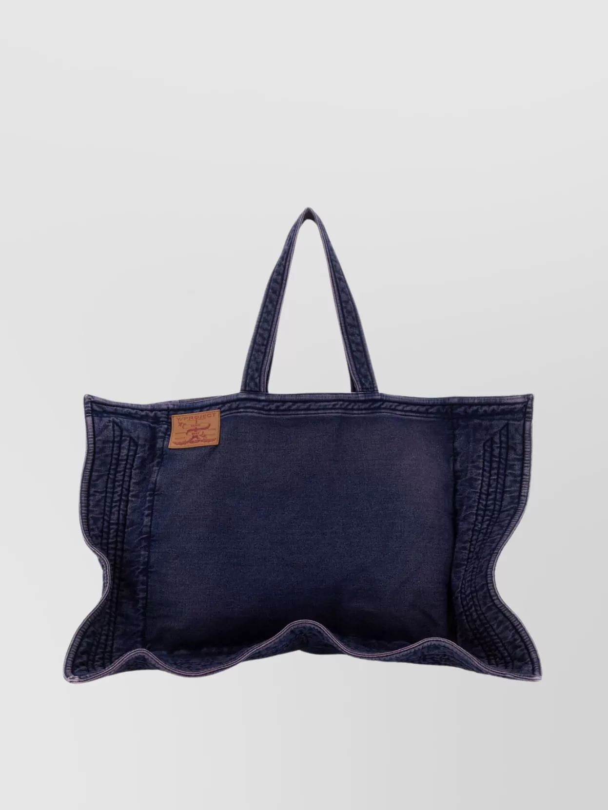 Shop Y/project Denim Tote Bag Contrast Stitching