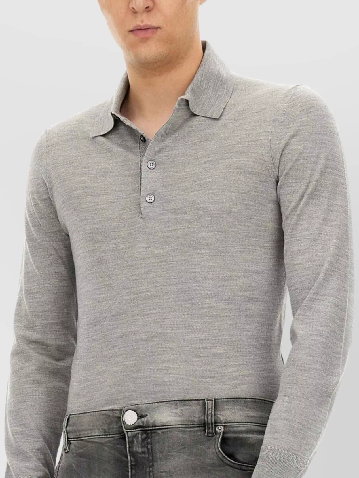 Tom Ford Wool Polo Collar Sweater