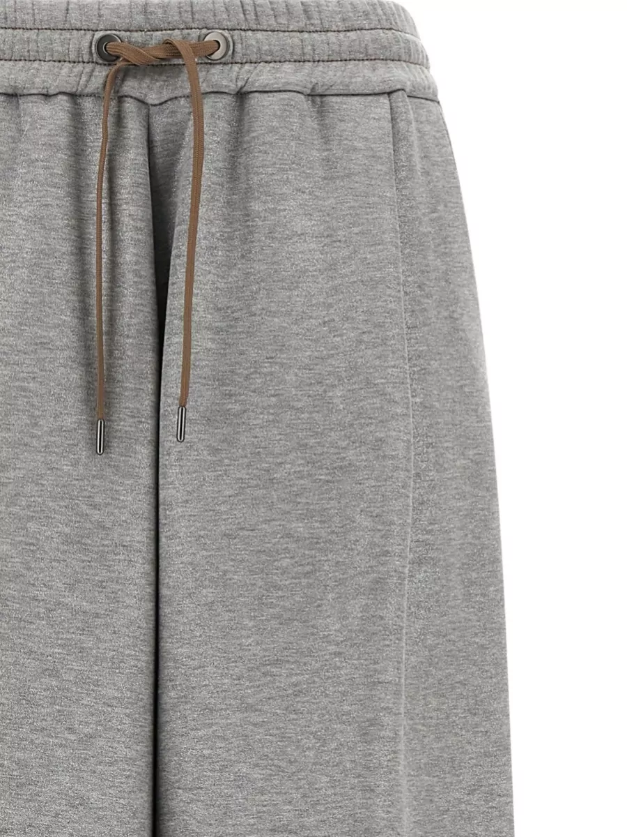 Brunello Cucinelli Wide-Leg Track Pants