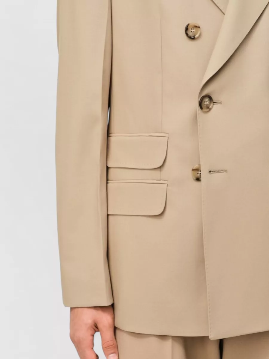 Ami Paris Virgin Wool Double-Breasted Blazer
