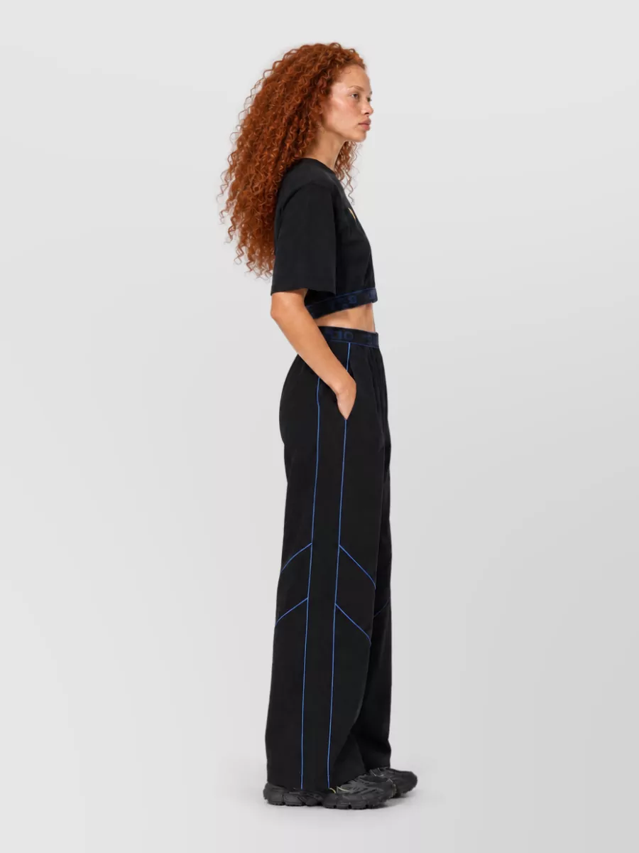 Off-White Logo-Print Nylon Lounge Pants