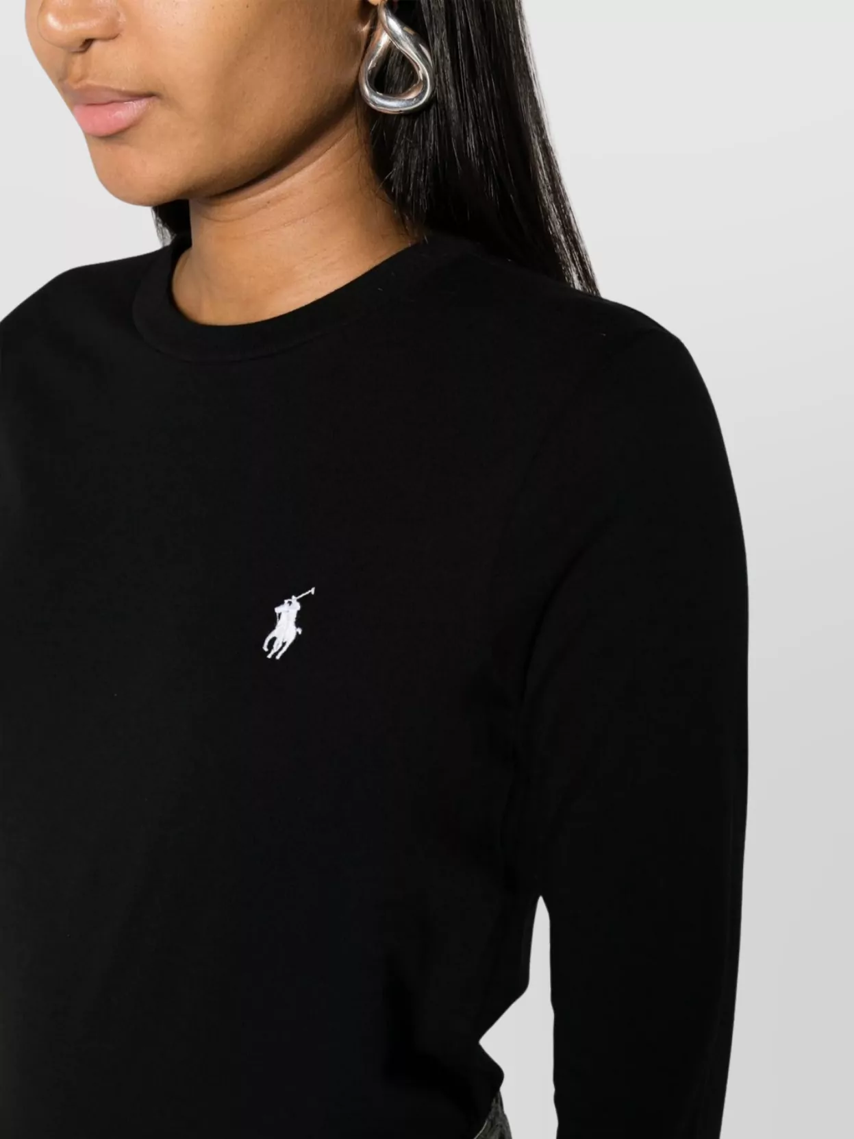 Ralph Lauren Crew Neck Logo-Embroidered Cotton T-Shirt