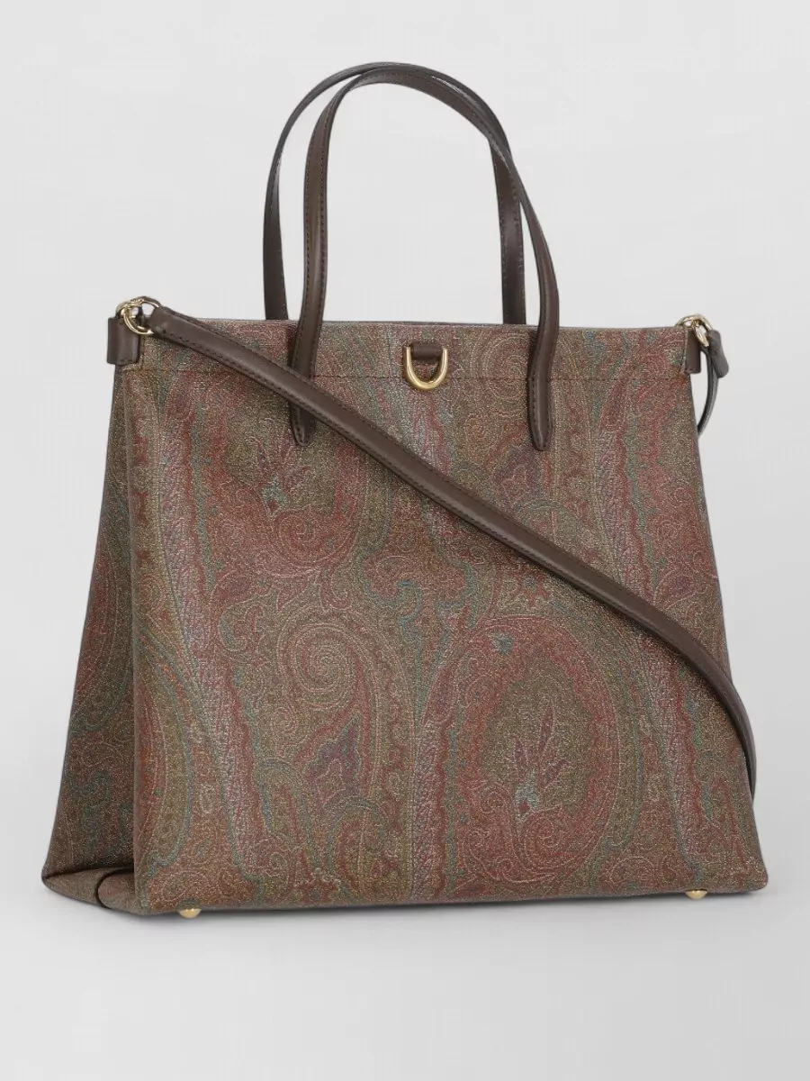 Etro Love Trotter Cotton Paisley-Print Tote Bag