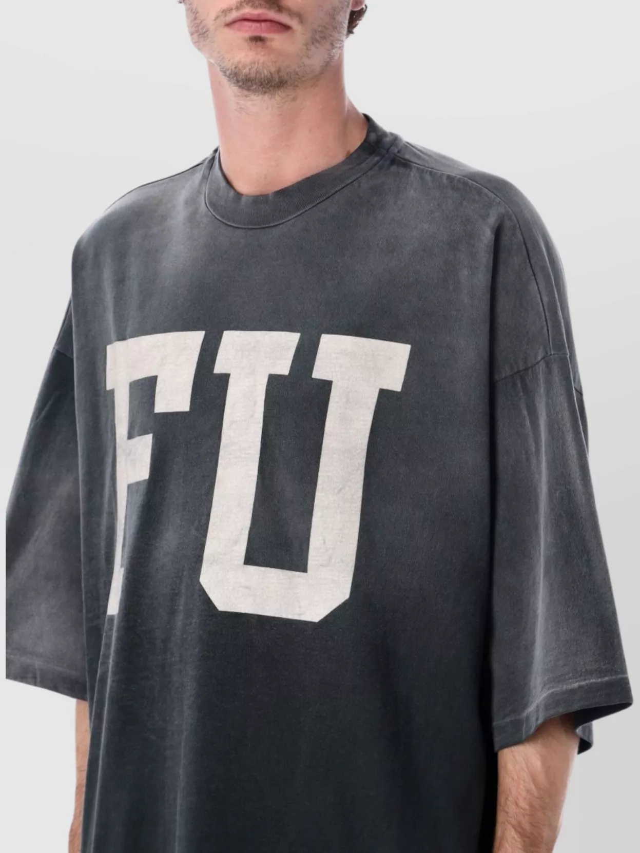 Fear Of God Casual Graphic Print Oversized T-Shirt