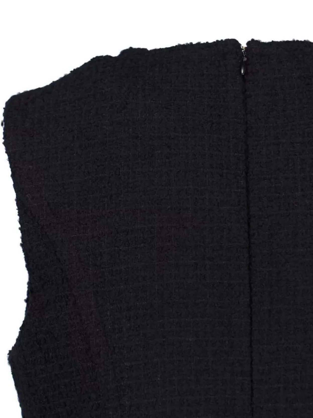 Patou Textured Sleeveless Dress Drop Waist