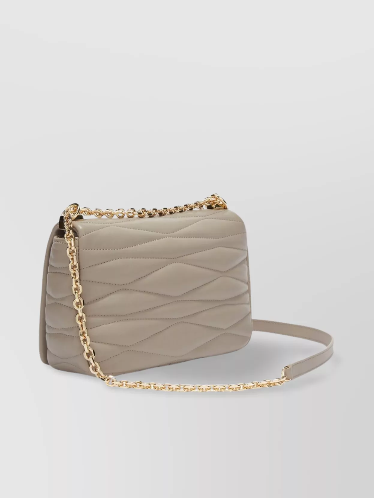 Furla Quilted Chain Strap Satchel