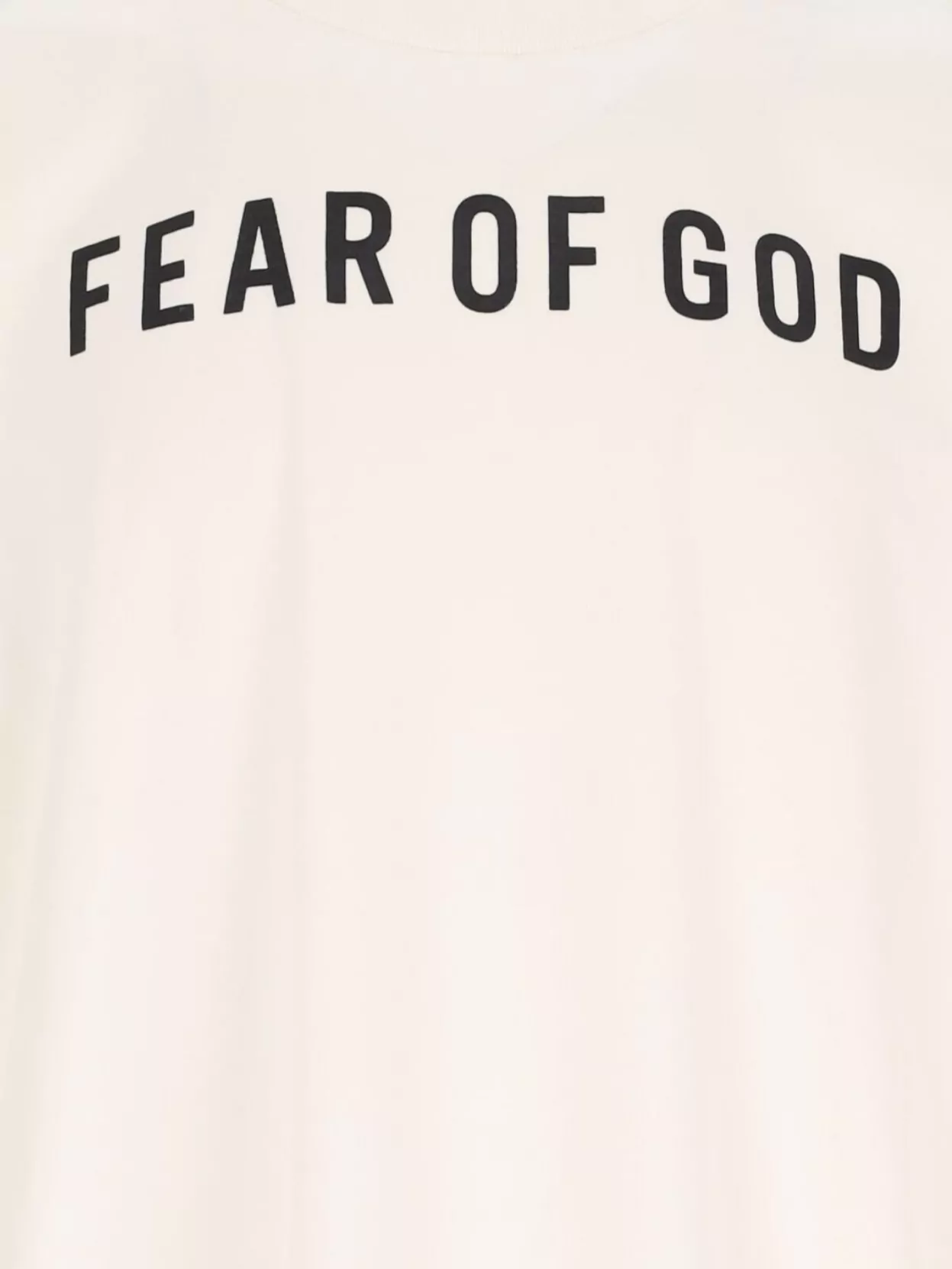 Fear Of God Graphic Print Crew Neck Long Sleeves