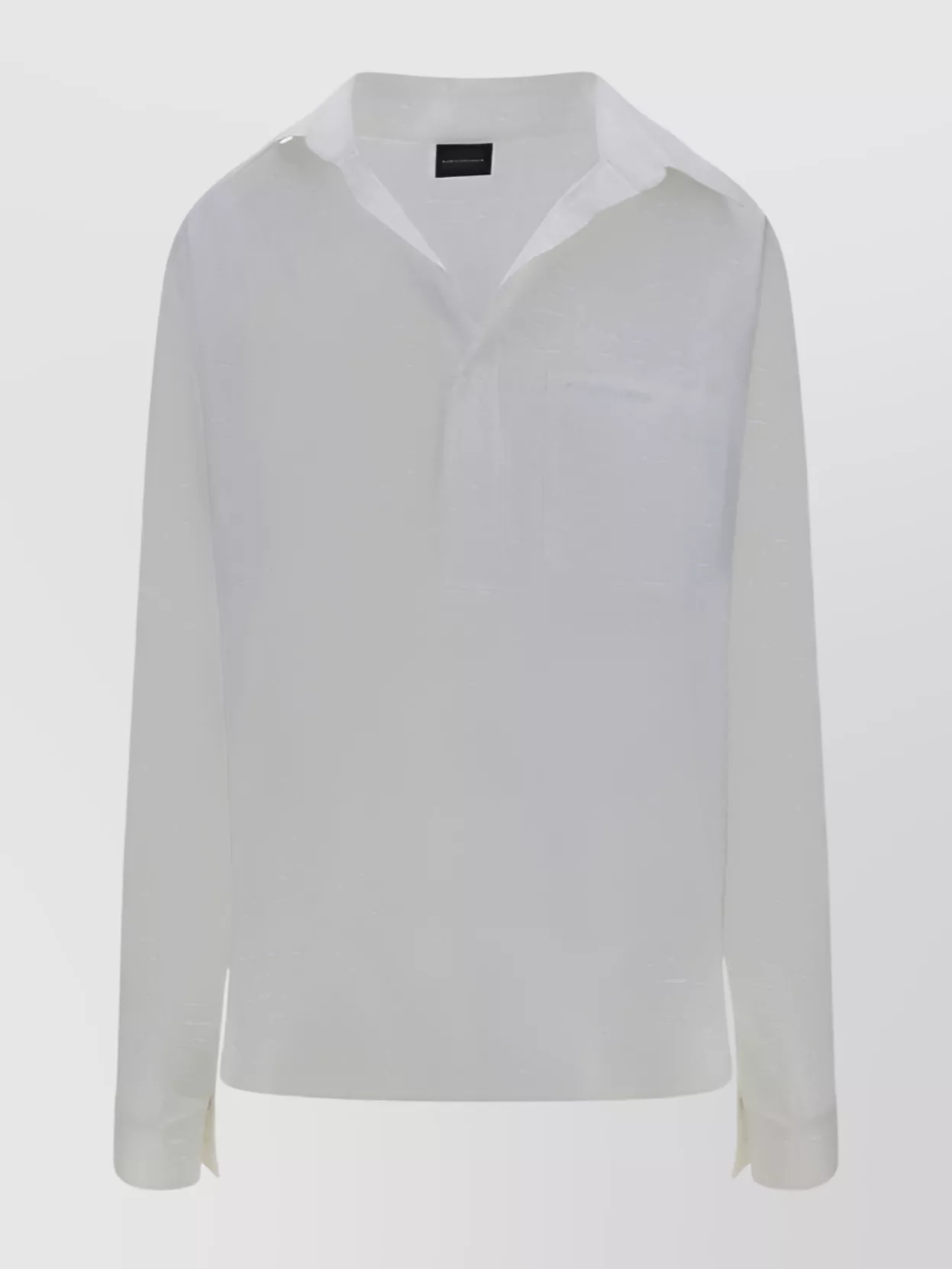 Shop Balenciaga Oversize Cotton Shirt Flared Hem