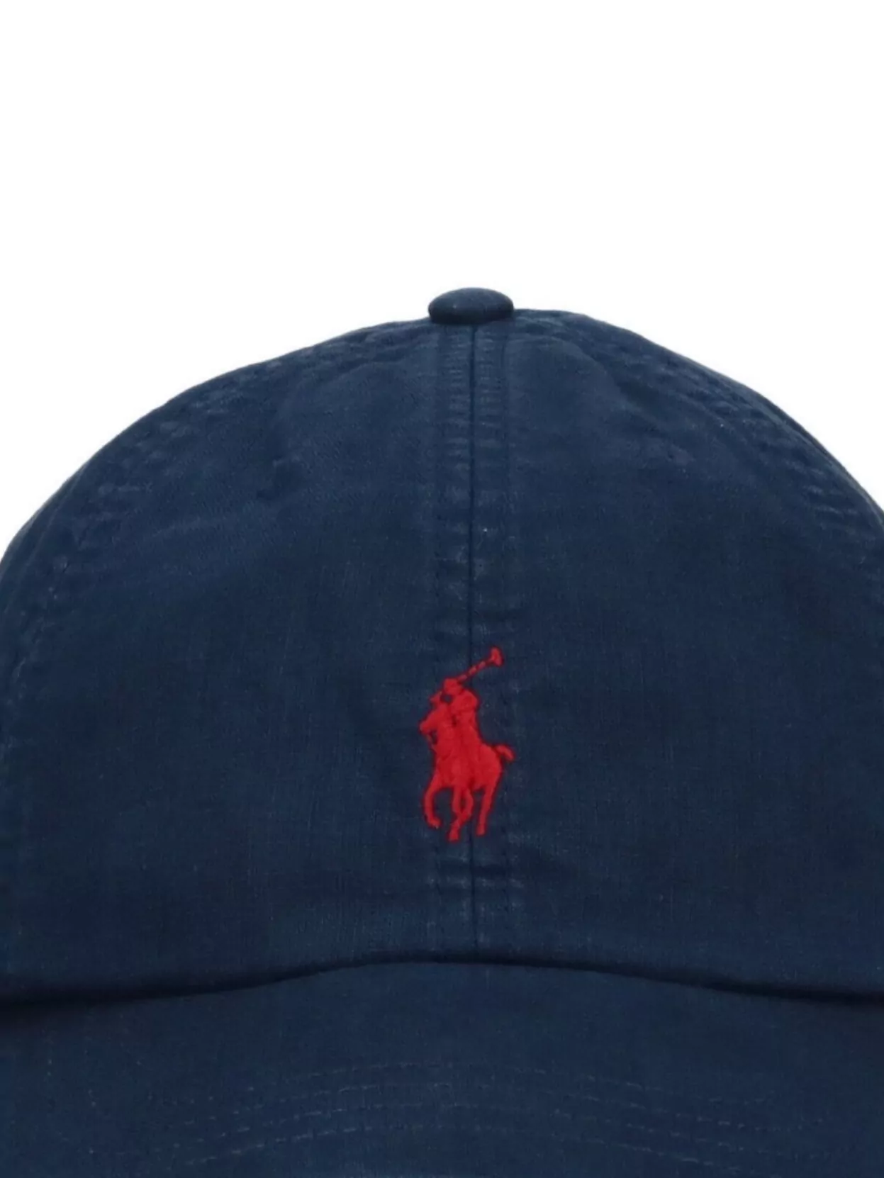 Polo Ralph Lauren Blue Baseball Cap With Logo Embroidery In Cotton Man