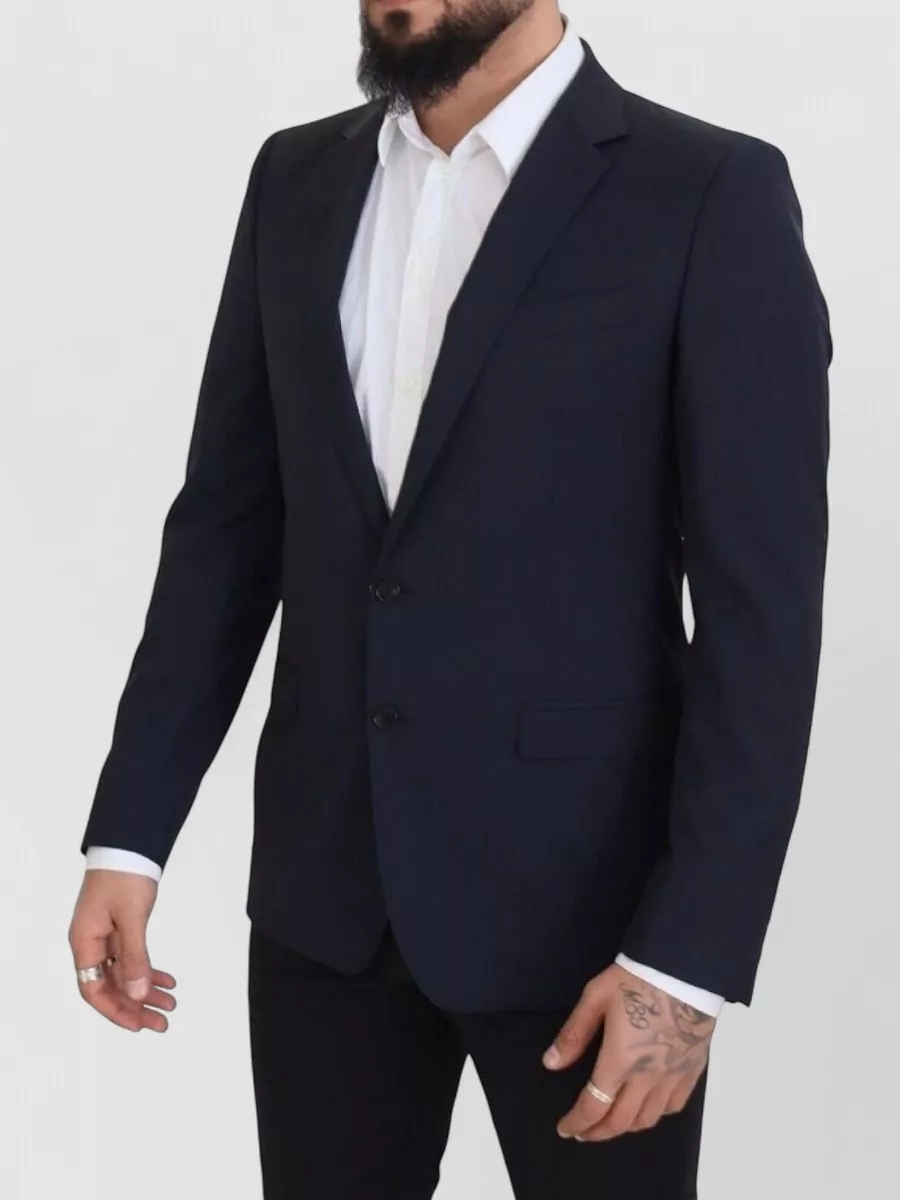Dolce&Gabbana Virgin Wool Single Breasted Blazer