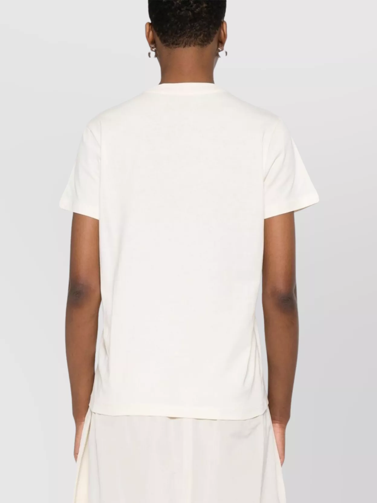 Moncler Cotton Crew Neck Logo T-Shirt