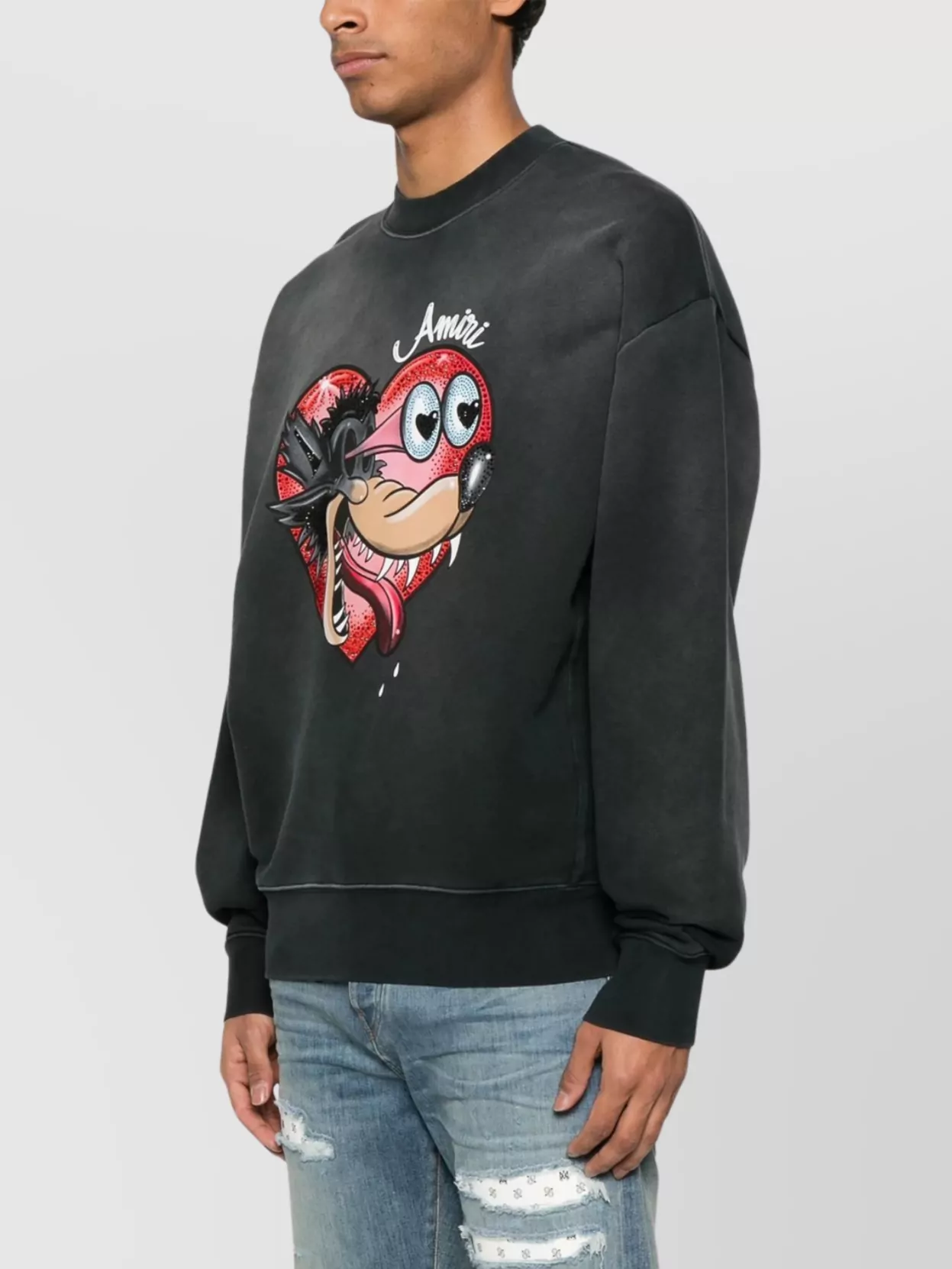 Amiri Hopeless Romantic Crew Sweatshirt