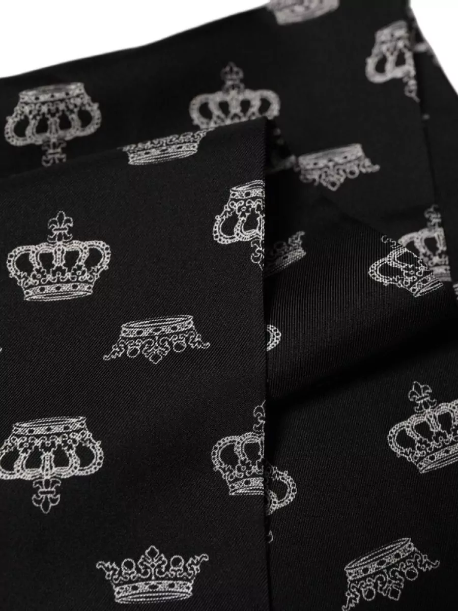 Dolce&Gabbana Silk Fringed Scarf