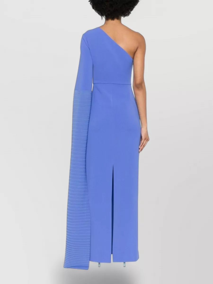 Solace London Asymmetric One-Sleeve Maxi Dress