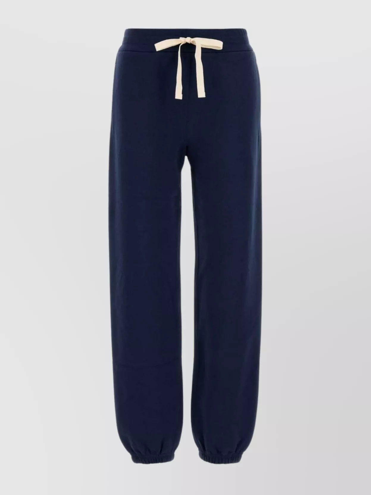 Jil Sander Cotton Joggers With Elastic Waistband And Cuffs In Blue
