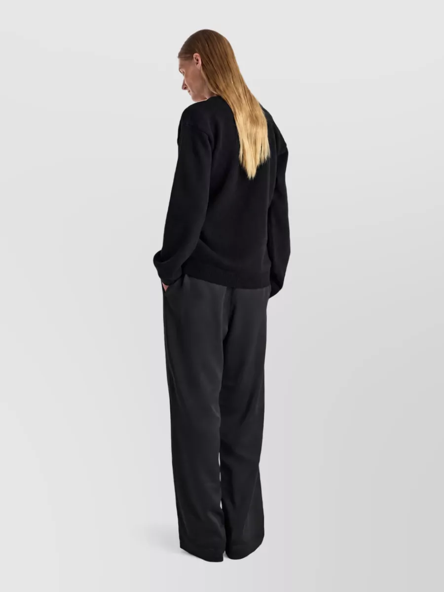 Róhe Cashmere Wool Off-Shoulder Relaxed-Fit Cardigan