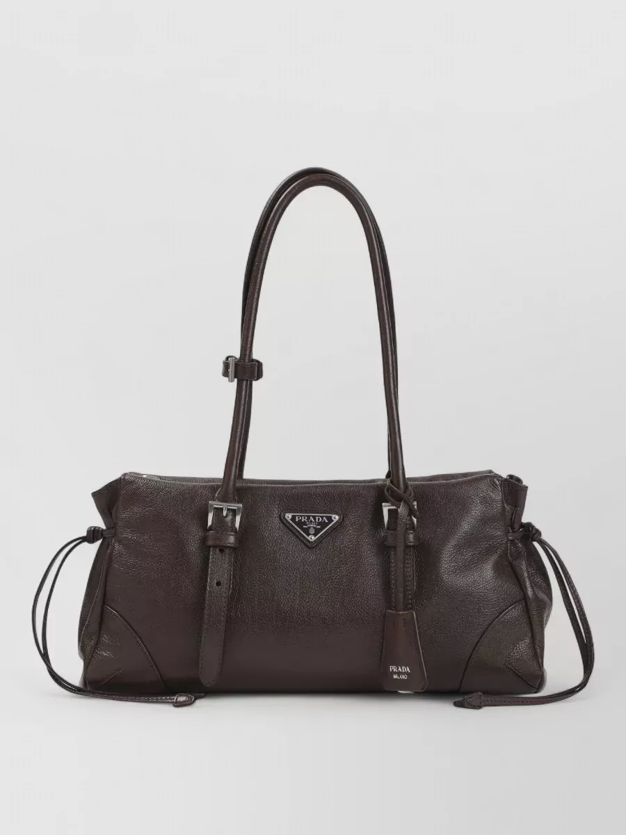 Prada Soft Calf Leather Tote Bag