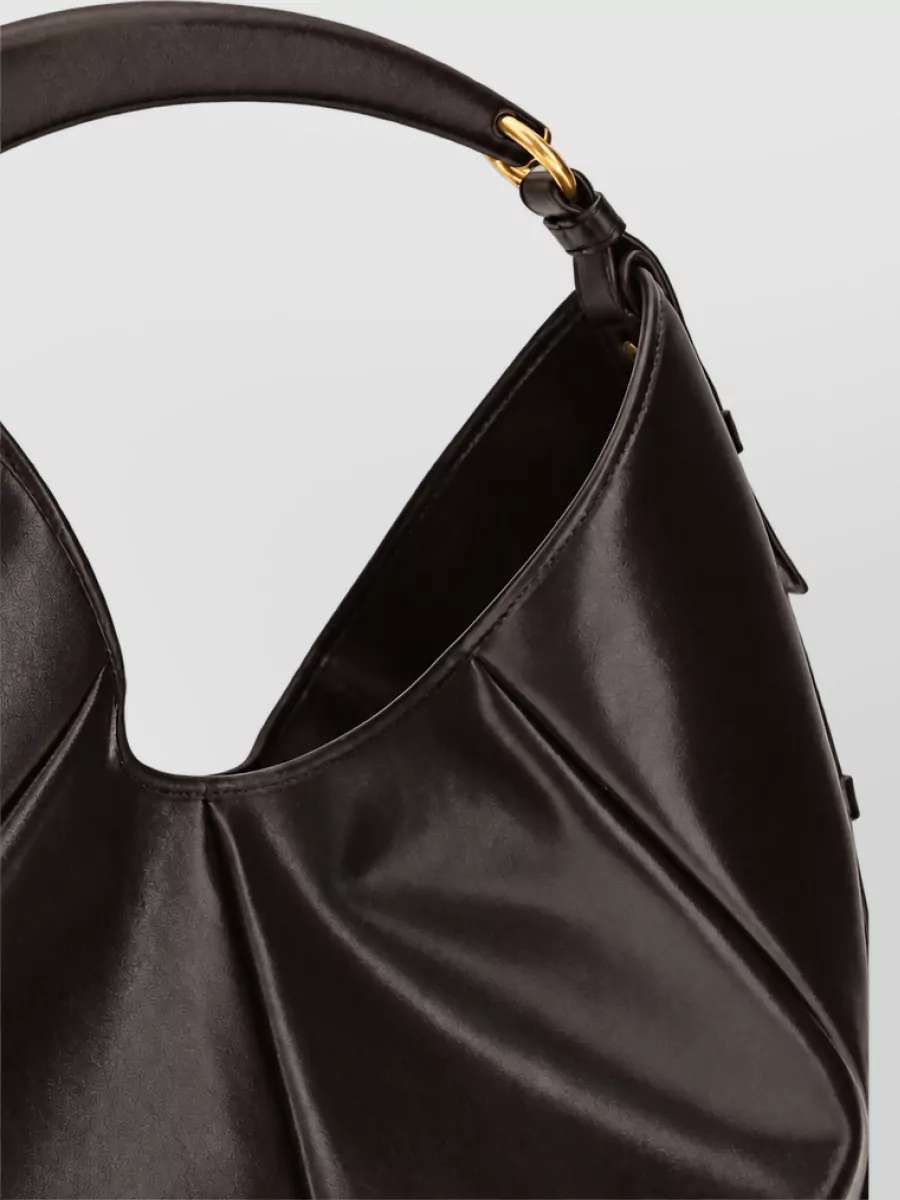 Saint Laurent Calf Leather Shoulder Bag