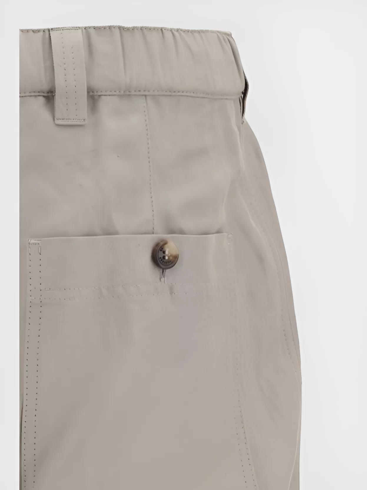 Brunello Cucinelli Linen Trousers Lightweight Adjustable Drawstrings