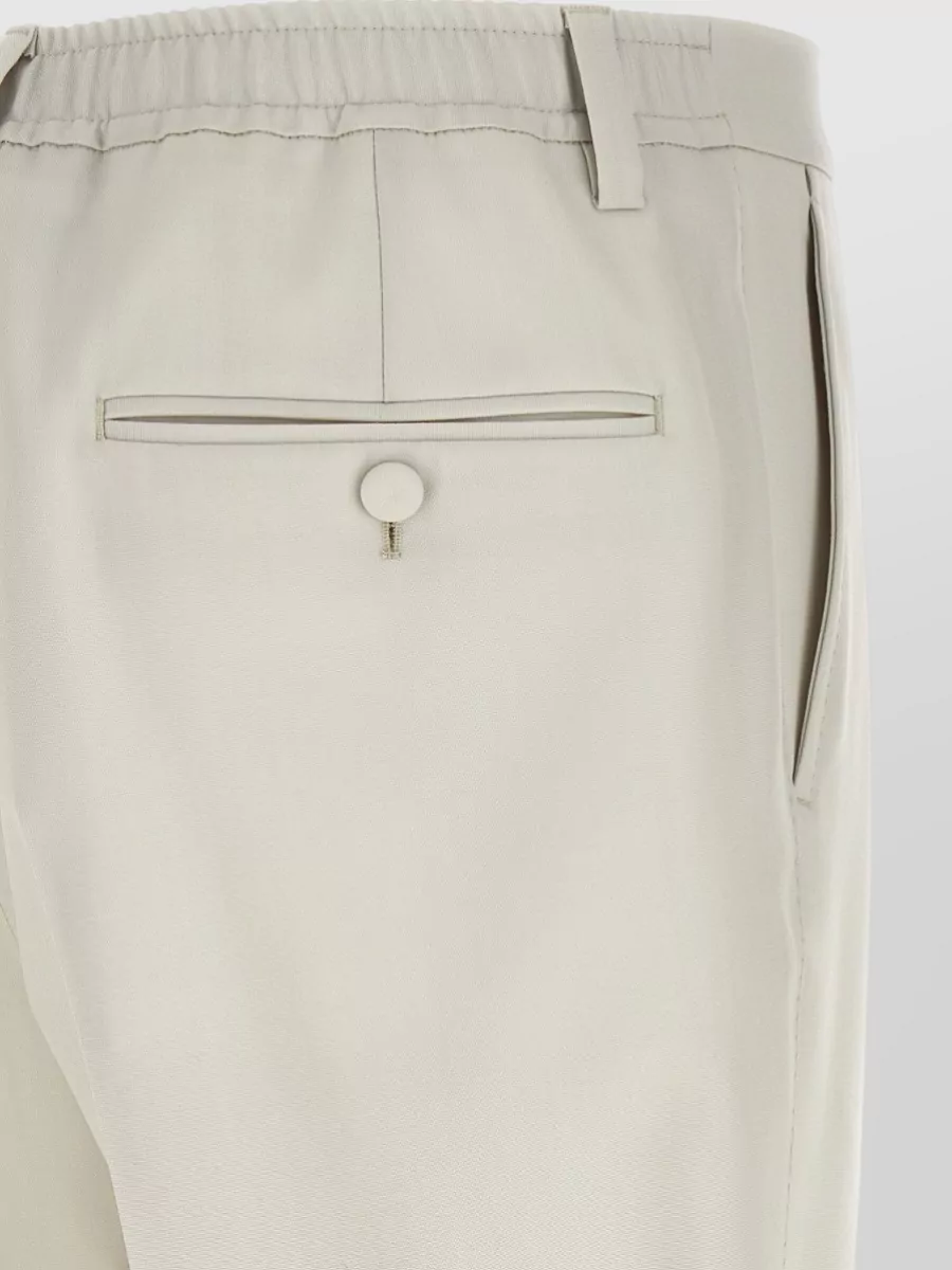 Dolce&Gabbana Virgin Wool Straight-Leg Trousers