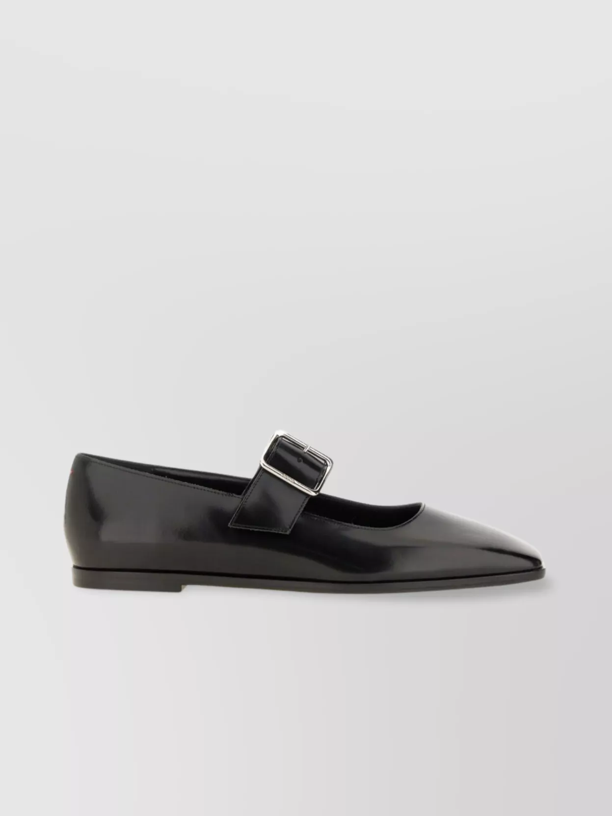 Aeyde Sunny Polido Square Toe Ballerina Shoes