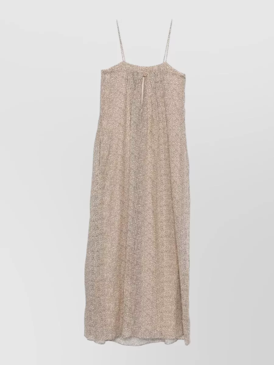 Alysi Printed Midi Dress