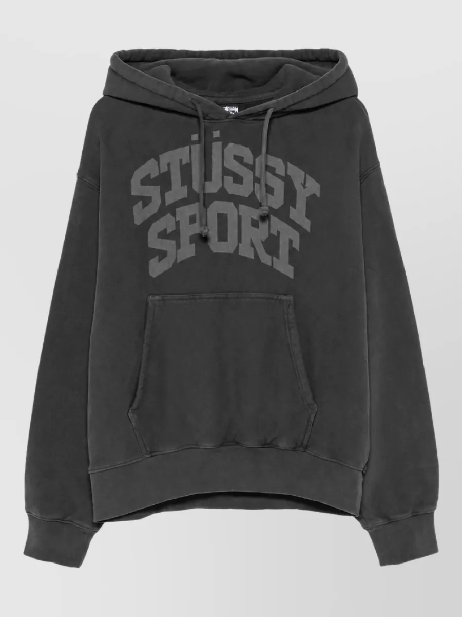 Stüssy Cotton Logo Print Hoodie