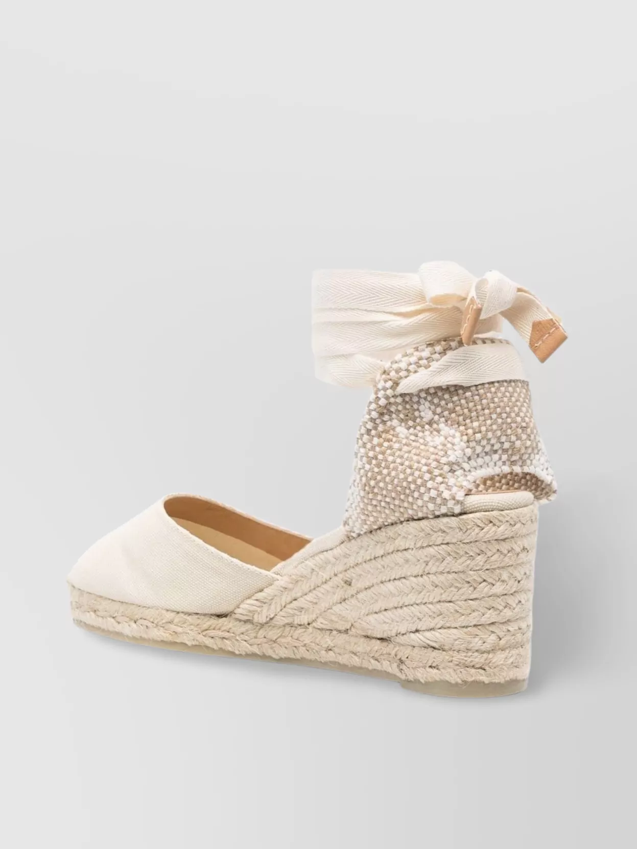 CASTAñER CARINA CANVAS ANKLE WRAP ESPADRILLES