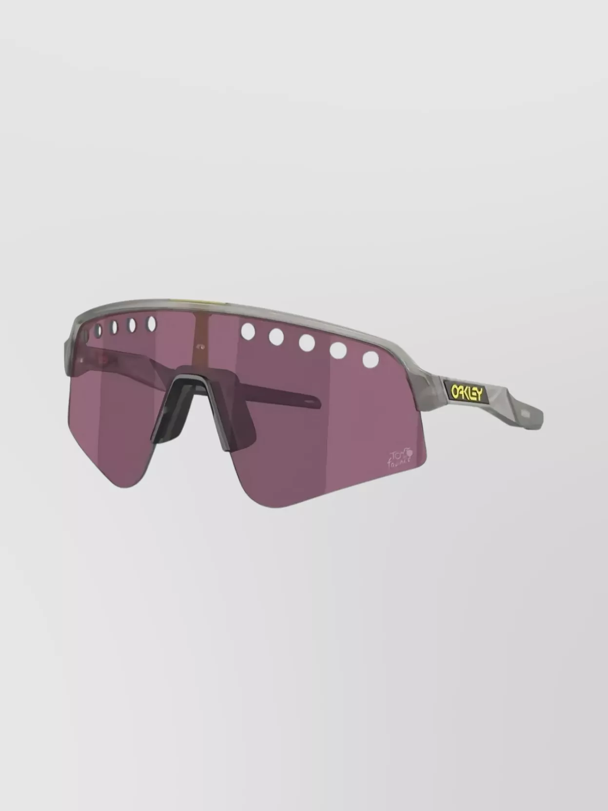 Oakley Stylish Wraparound Sunglasses Adjustable Features In Pink