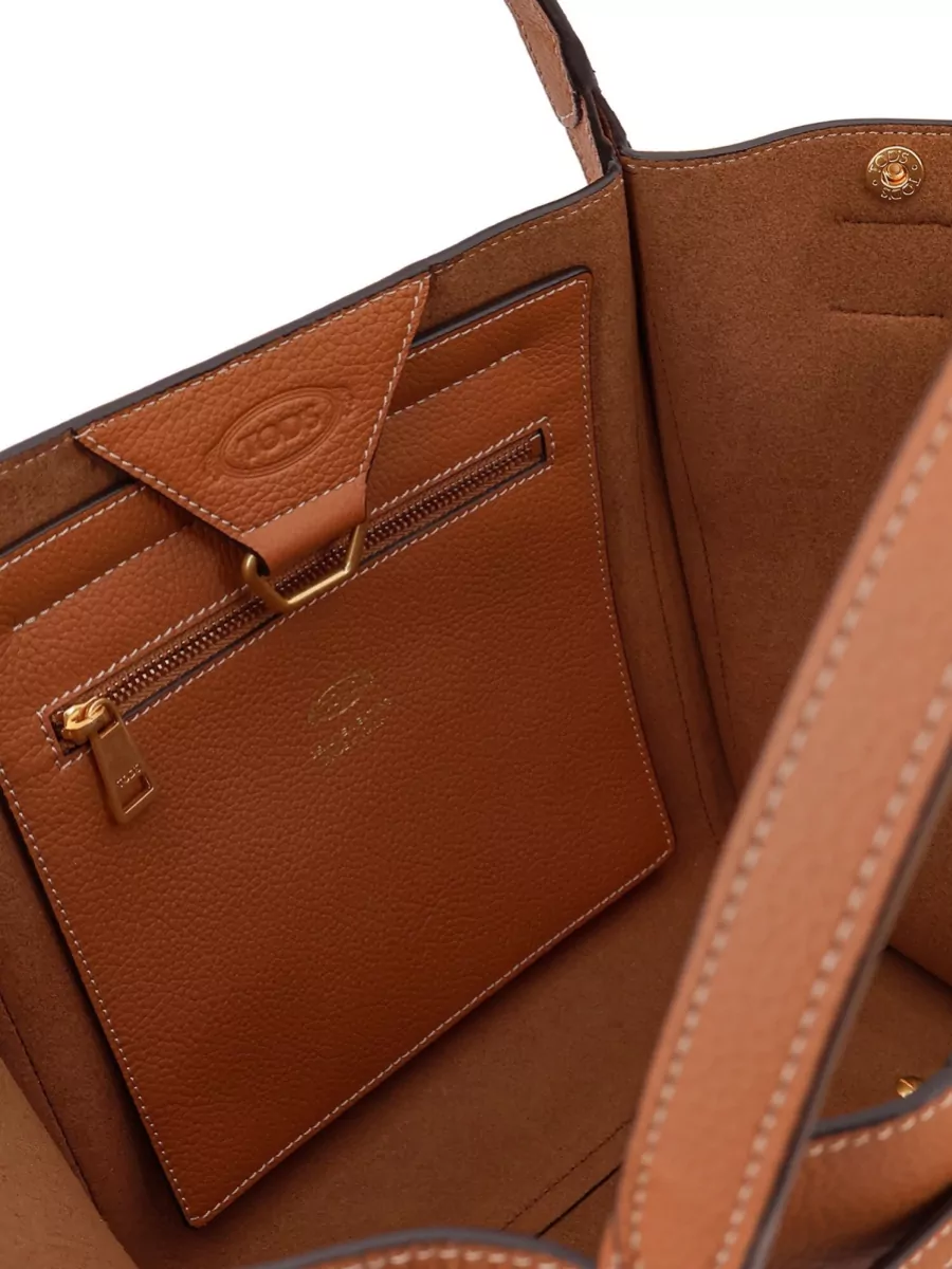 Tod's Hammered Leather Tote Bag Medium Size