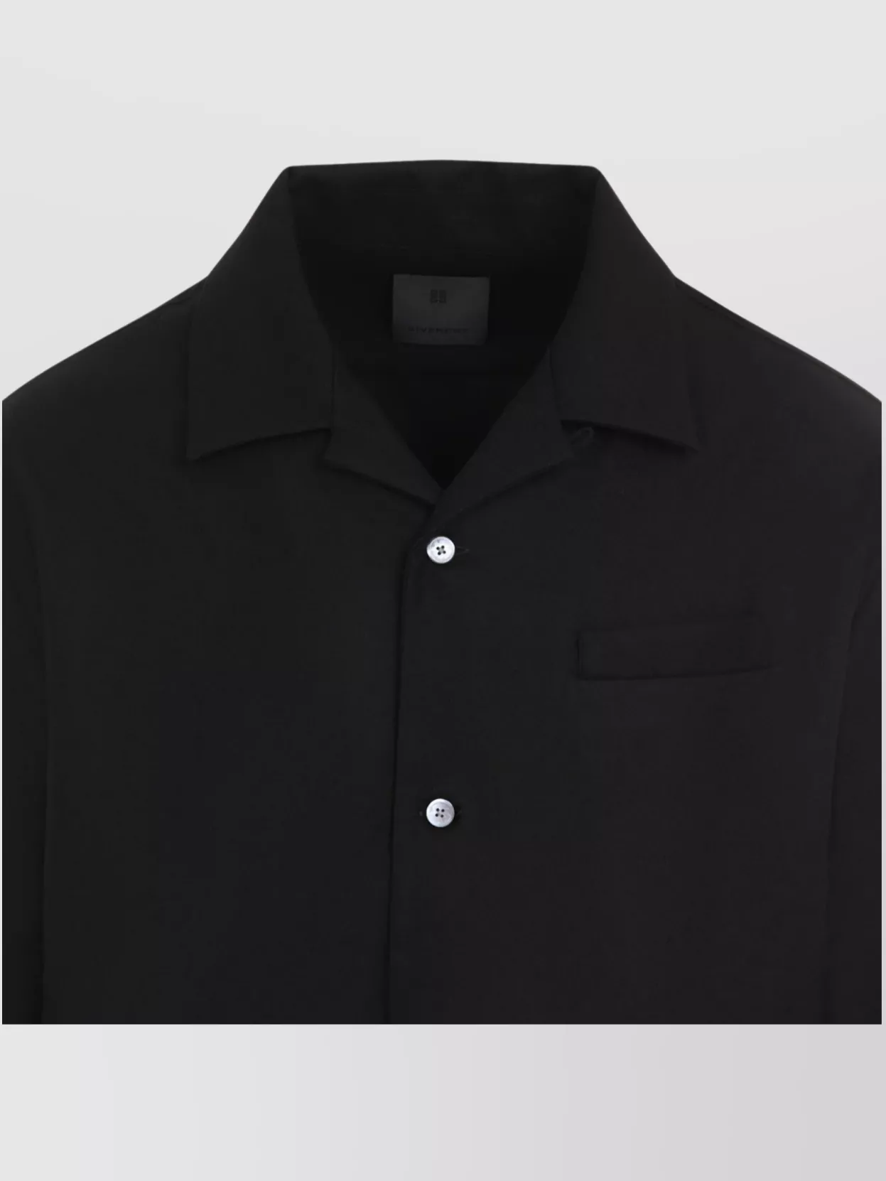 Givenchy Virgin Wool Flannel Shirt Pocket