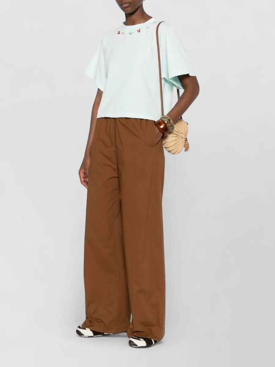 Forte Forte Cotton Wide-Leg Trousers