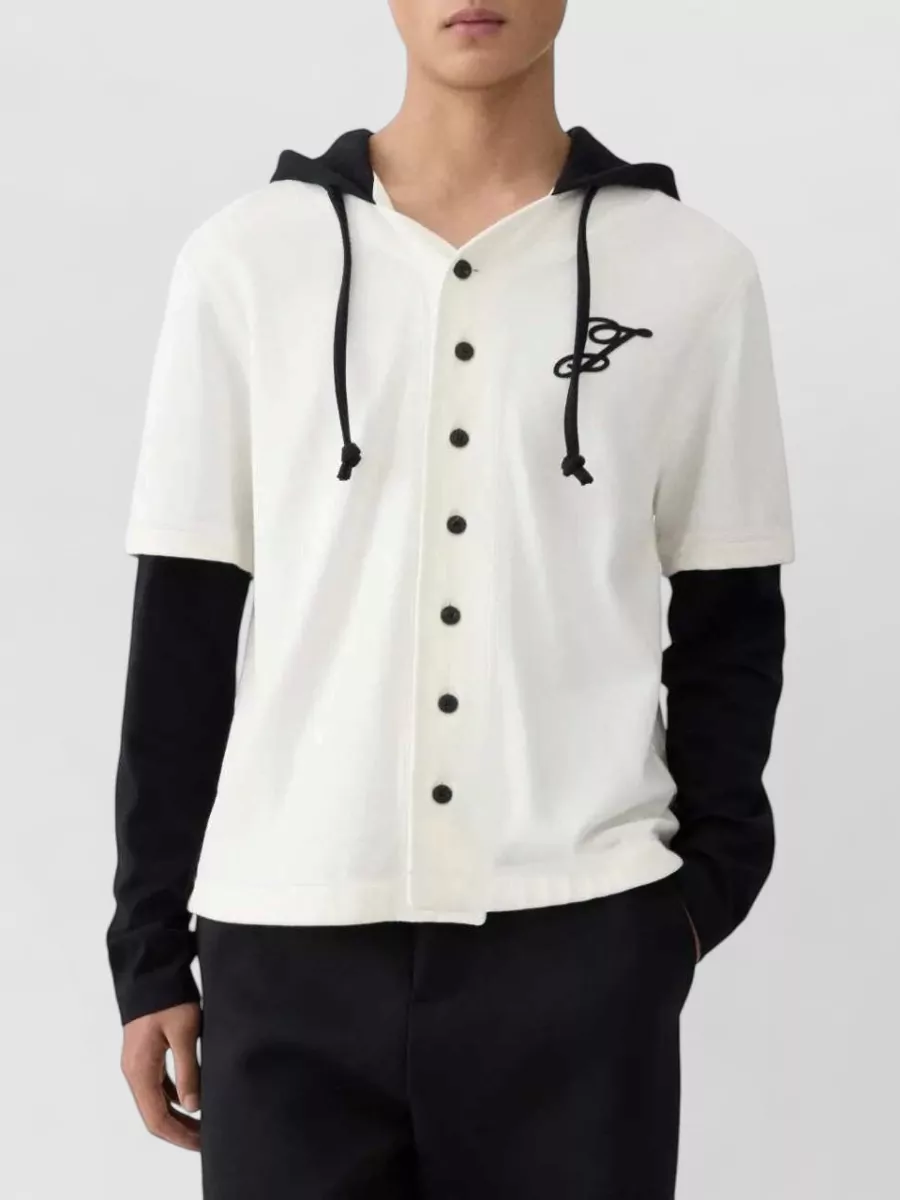 Jacquemus Cotton Short-Sleeve Hoodie