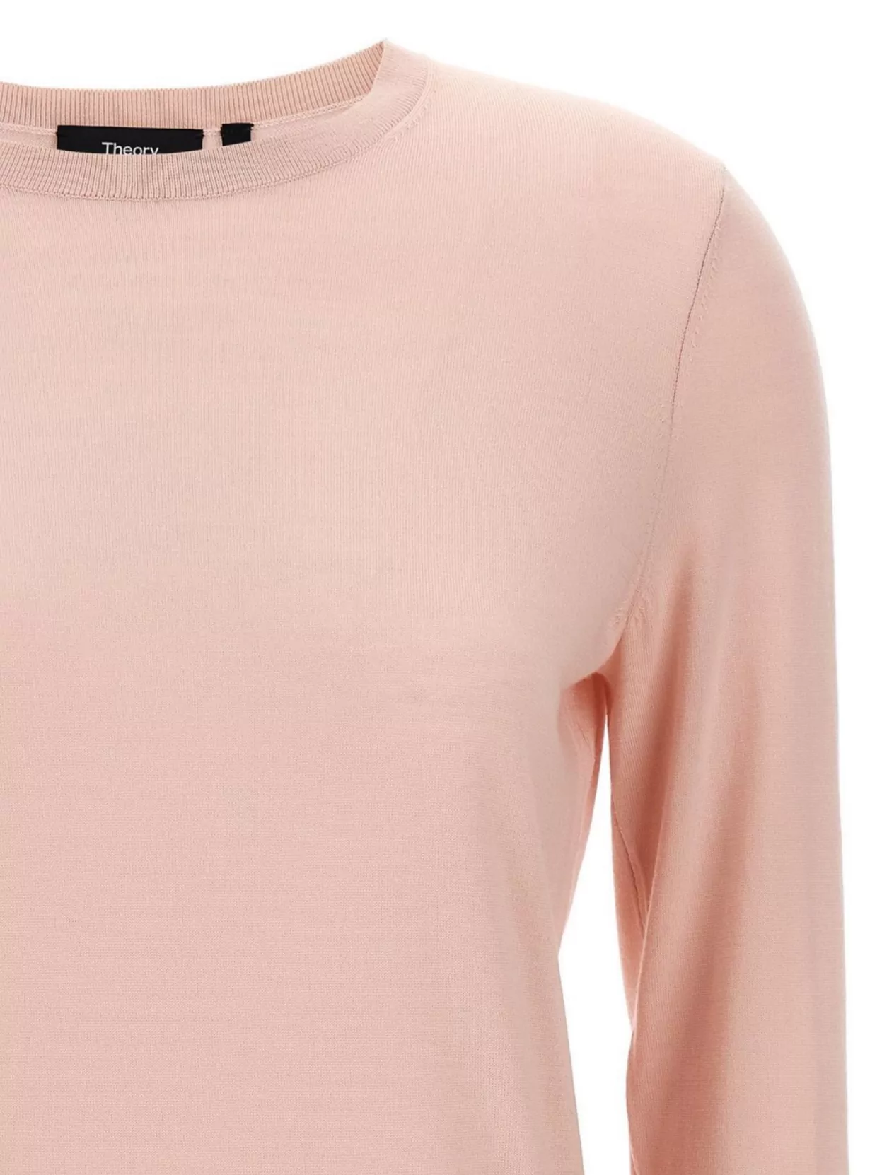 Theory 'round Neck Po' Knit Sweater