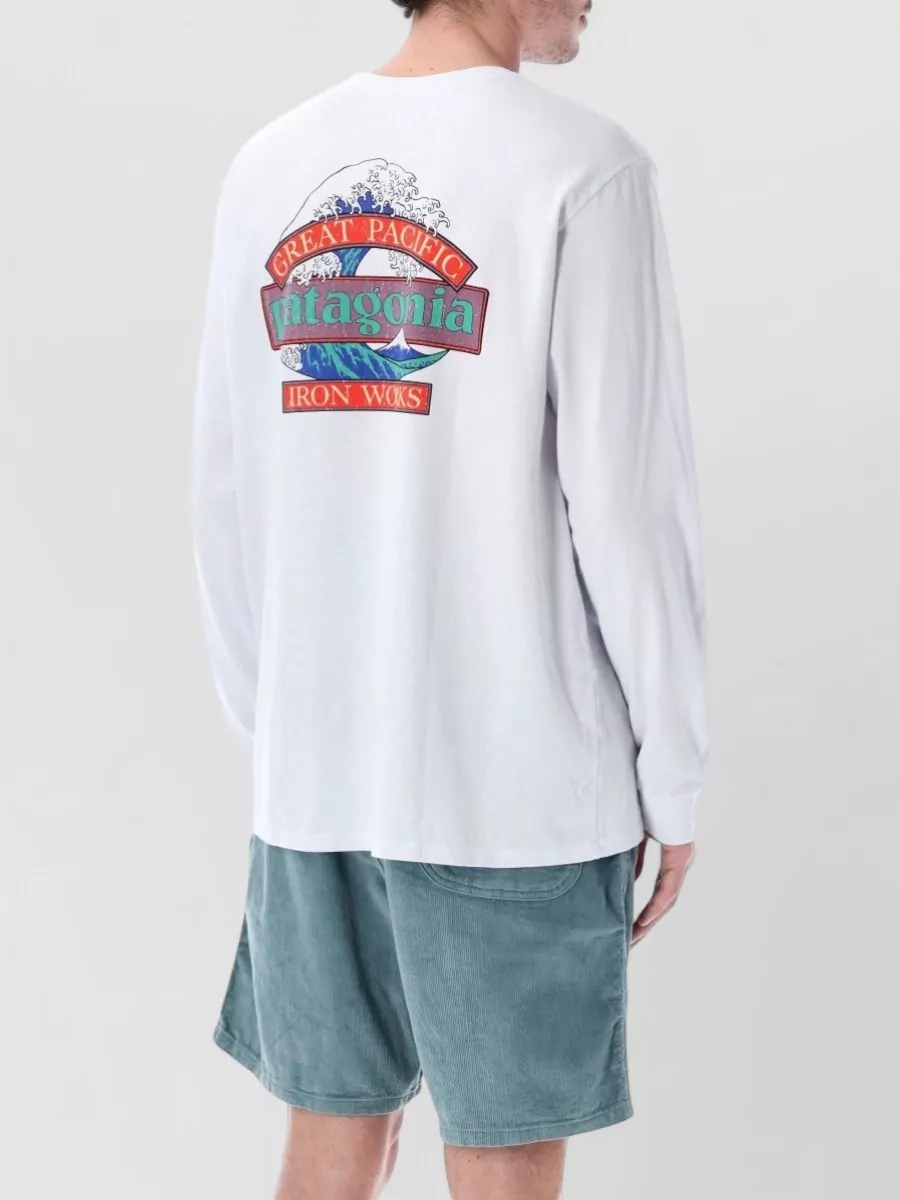 Patagonia Cotton Blend Long-Sleeve Graphic T-Shirt