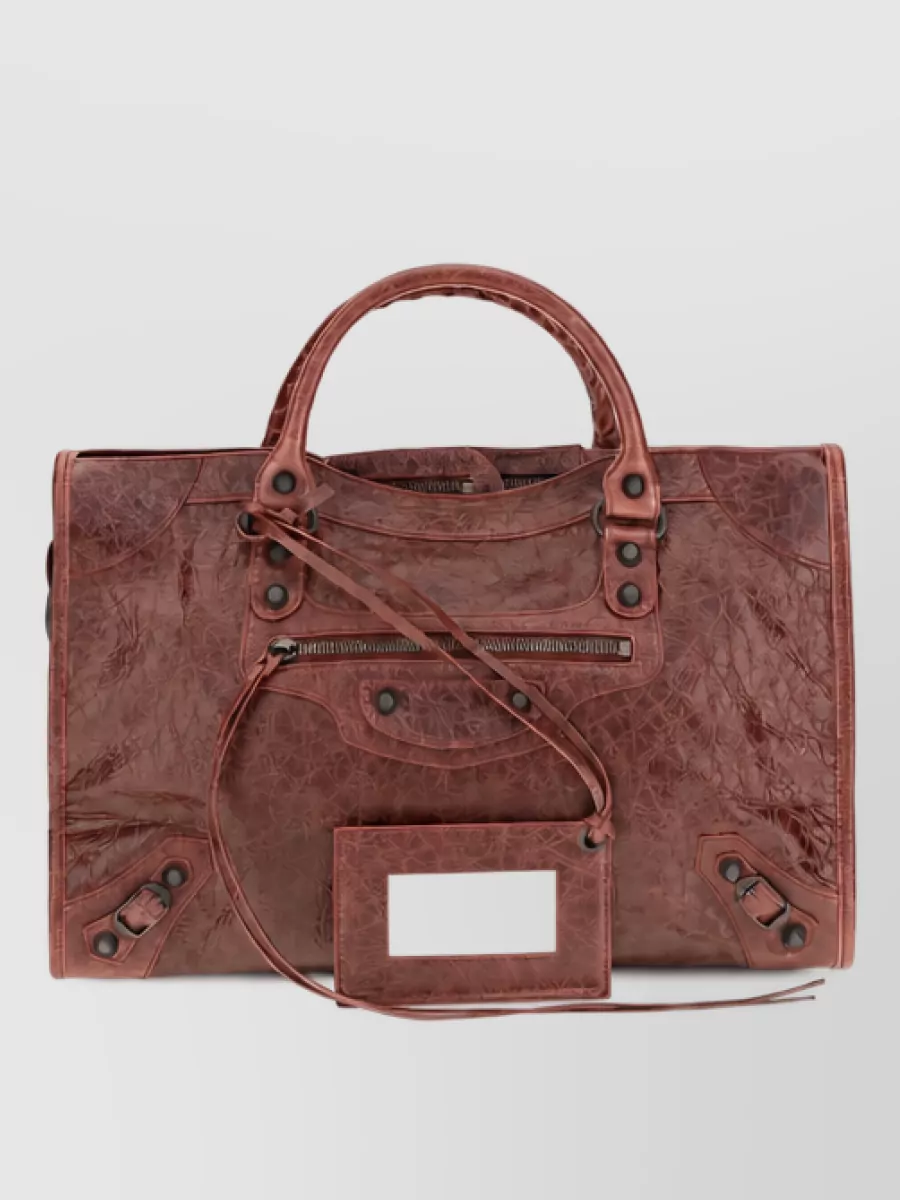 Balenciaga na lamb leather tote bag