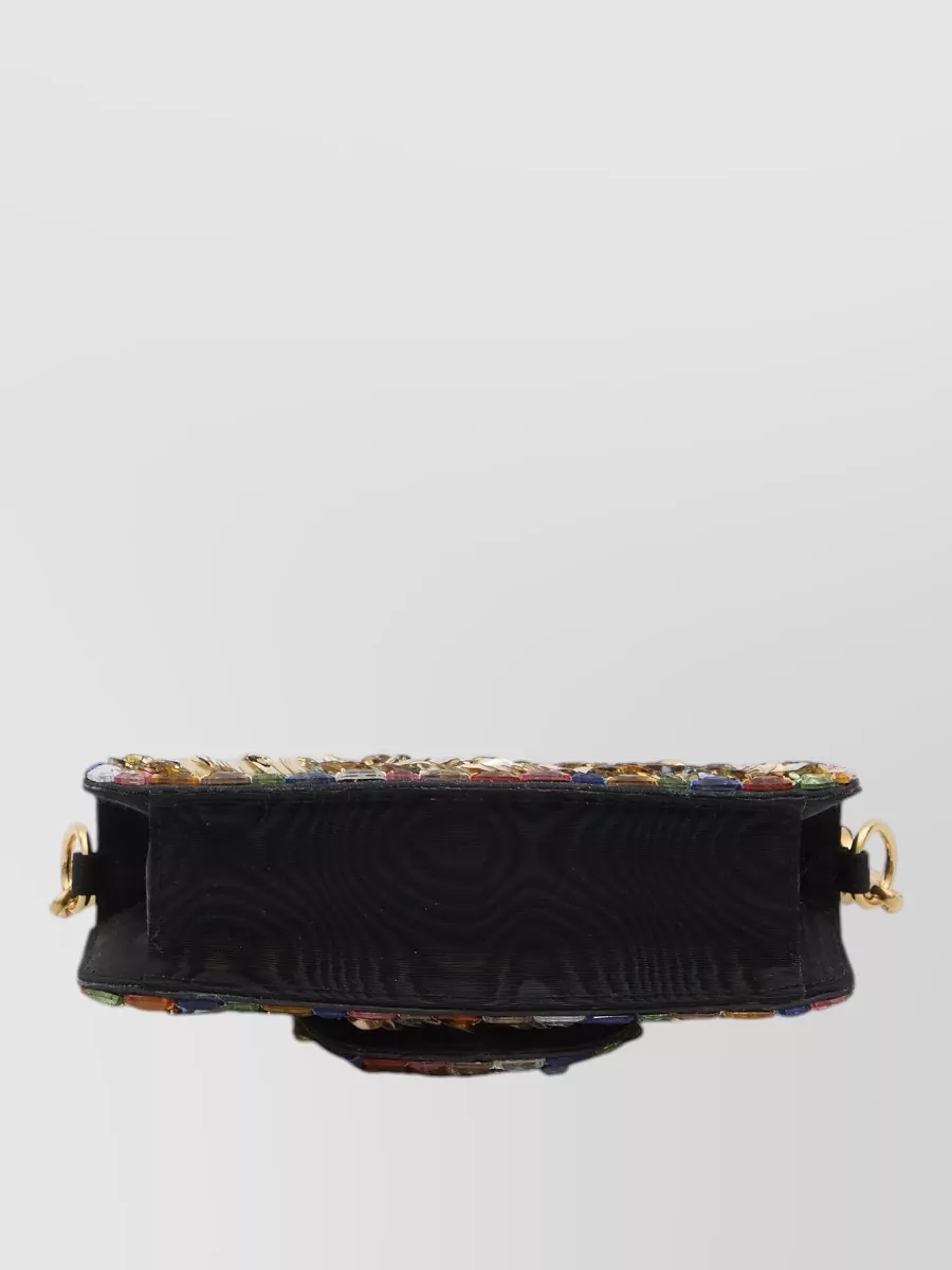 Valentino Garavani Locò Small Textile Shoulder Bag