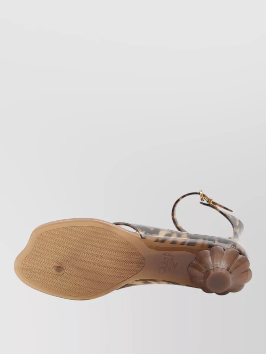 Chloé Printed Jelly Thong Sandals